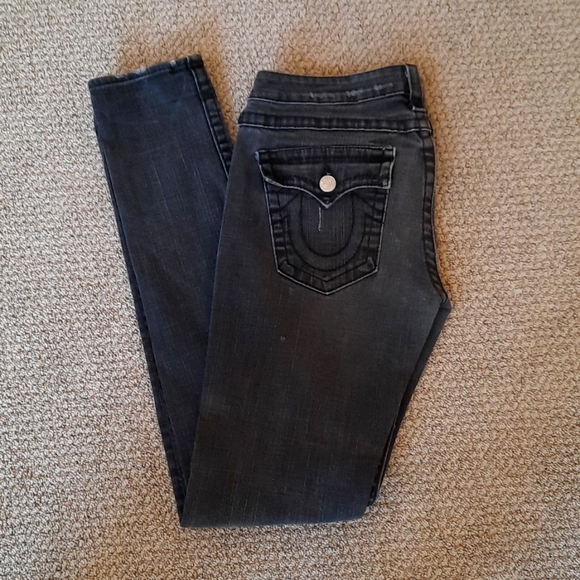 True Religion Distressed Skinny Jeans - Picture 1 of 10